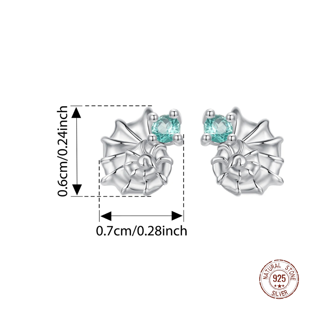 Sea Spiral Earrings