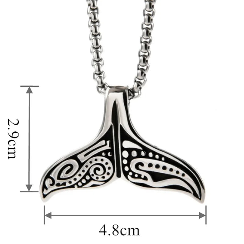 Maori Whale Tail Necklace