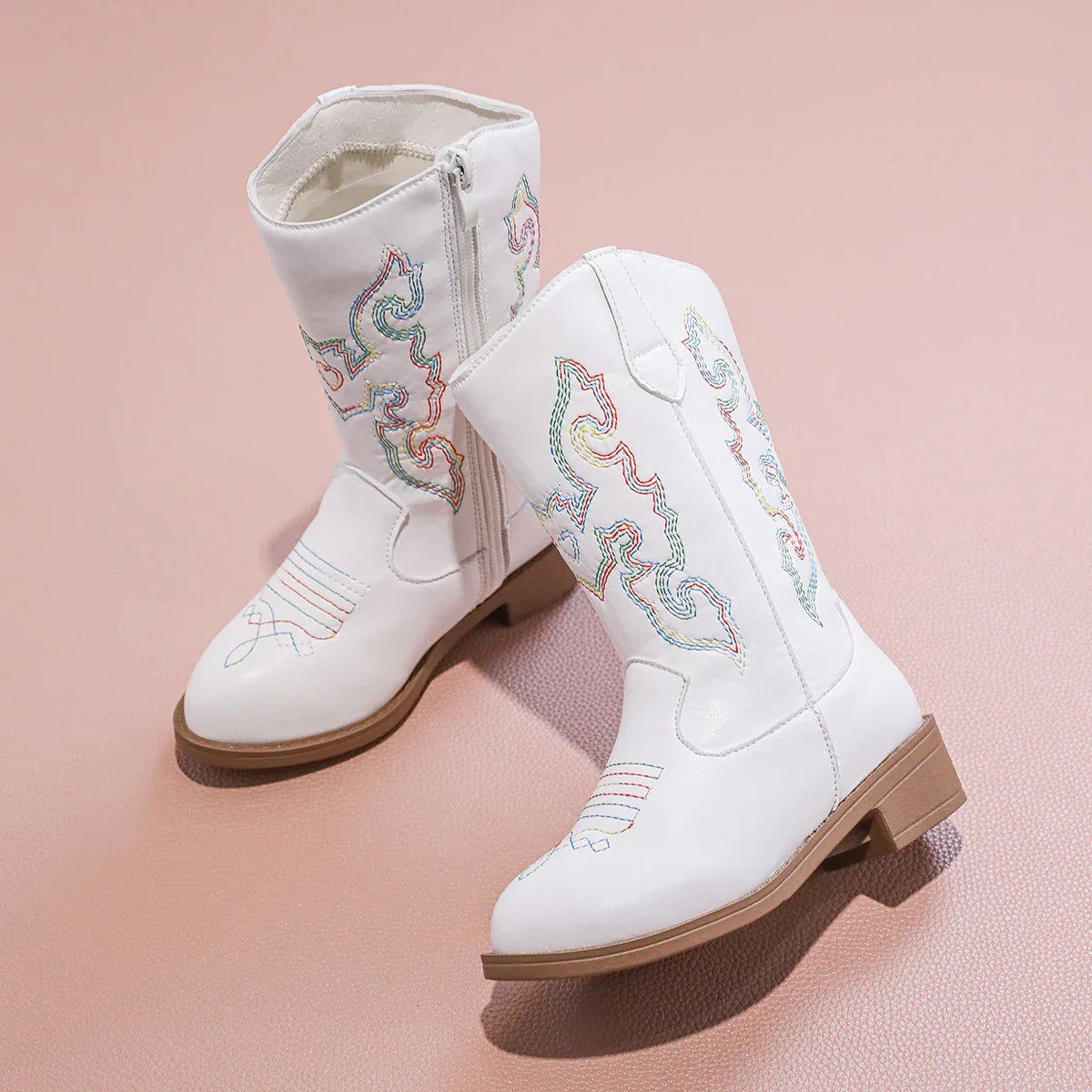 Little Cowgirl Embroidered Boots