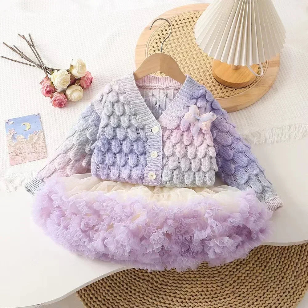 Luisa Knit & Tulle Girls' Set