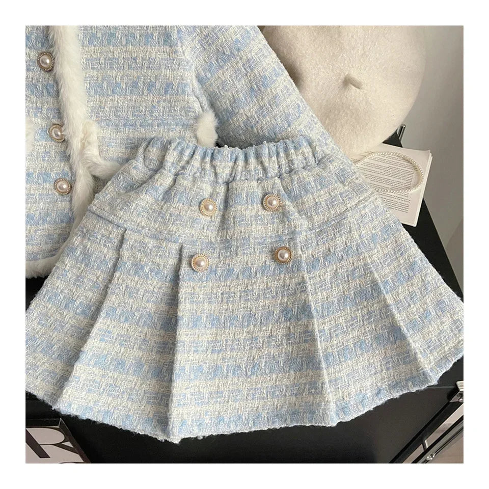 Winter Sky Tweed Set