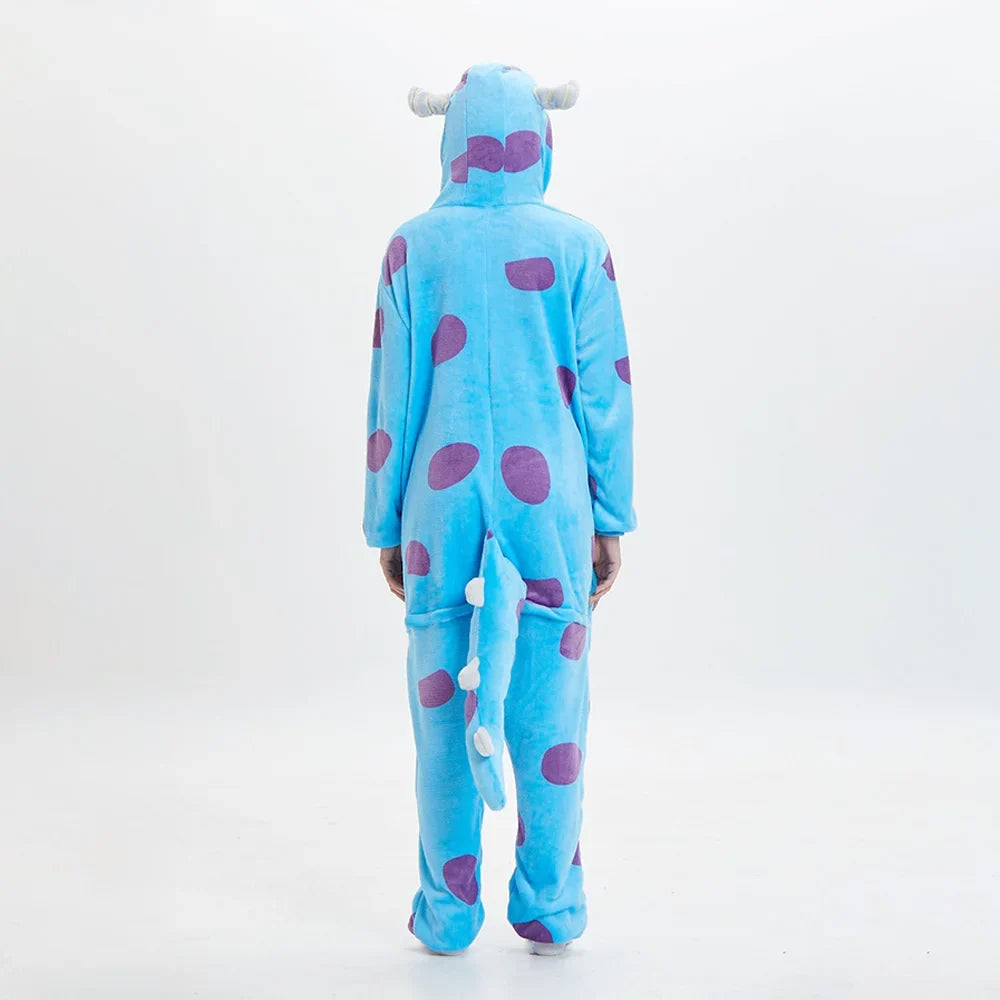 Blue Monster Kigurumi for Mom and Child