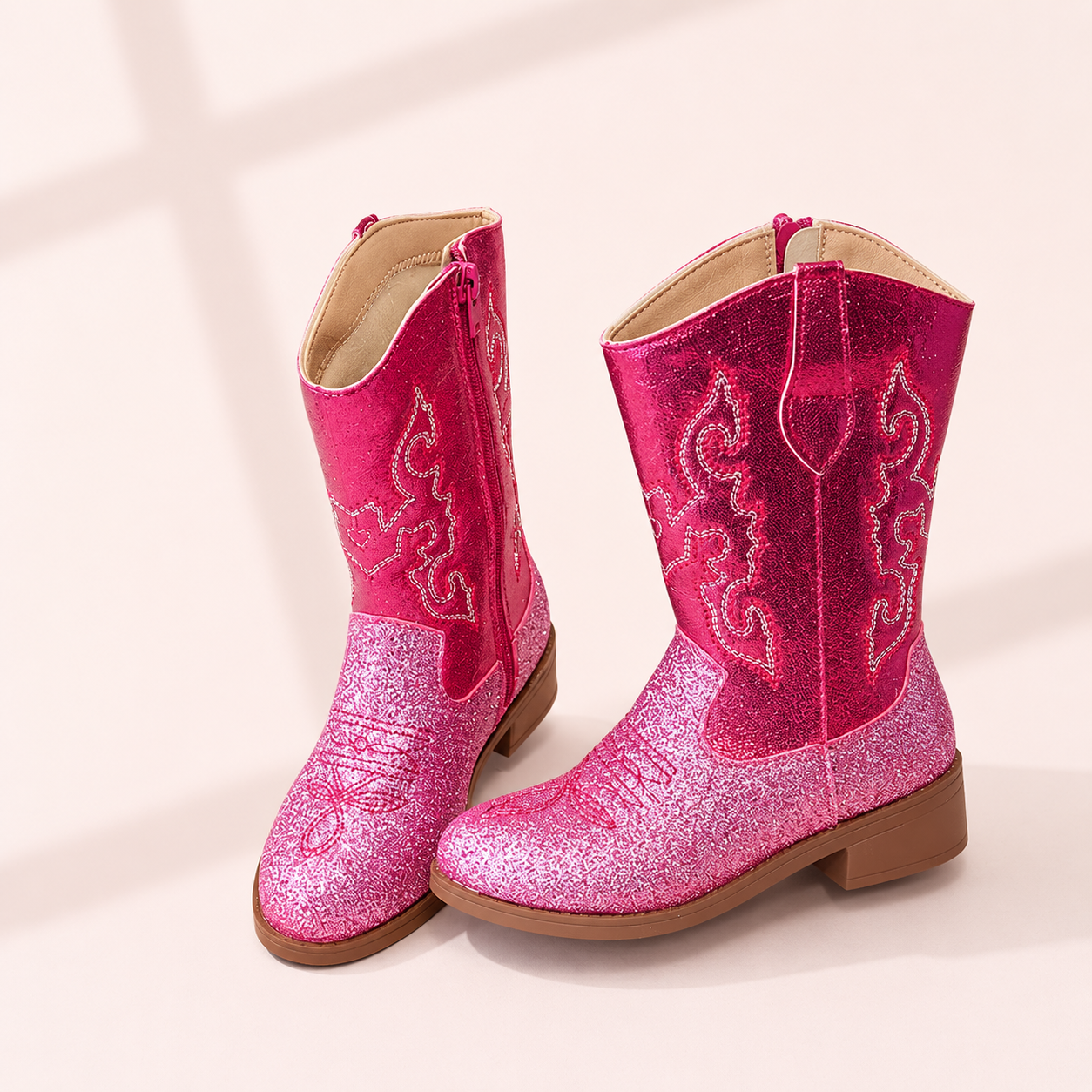 Glitter Ombré Cowgirl Boots