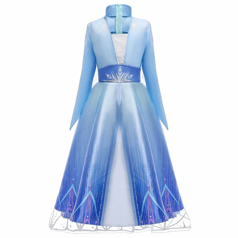 Ice Queen Snow Sparkle Princess Dress