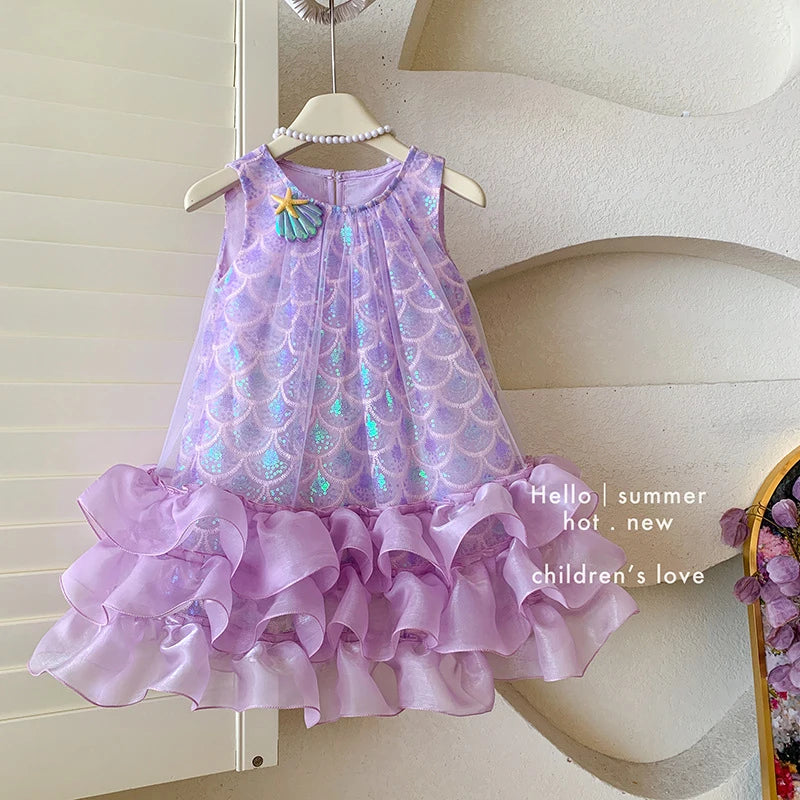 Mermaid Shimmer Princess Dress