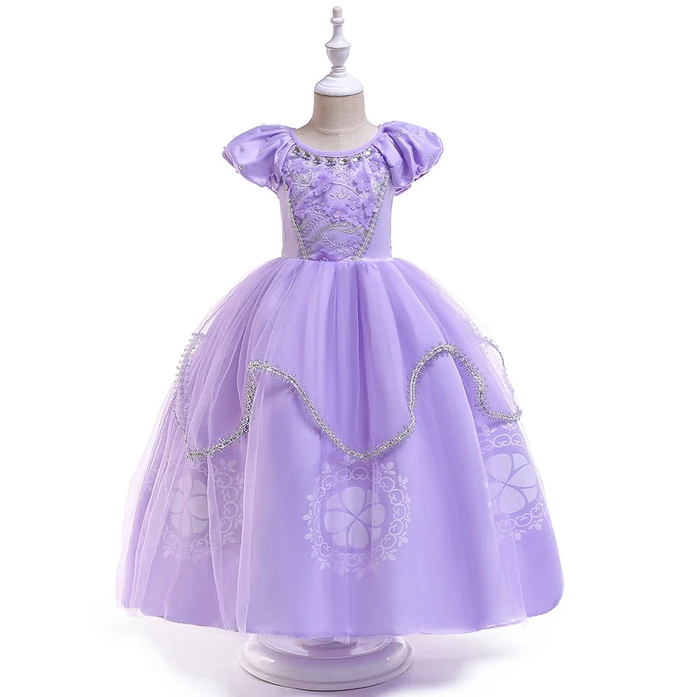 Purple Princess Gown & Accessory Set