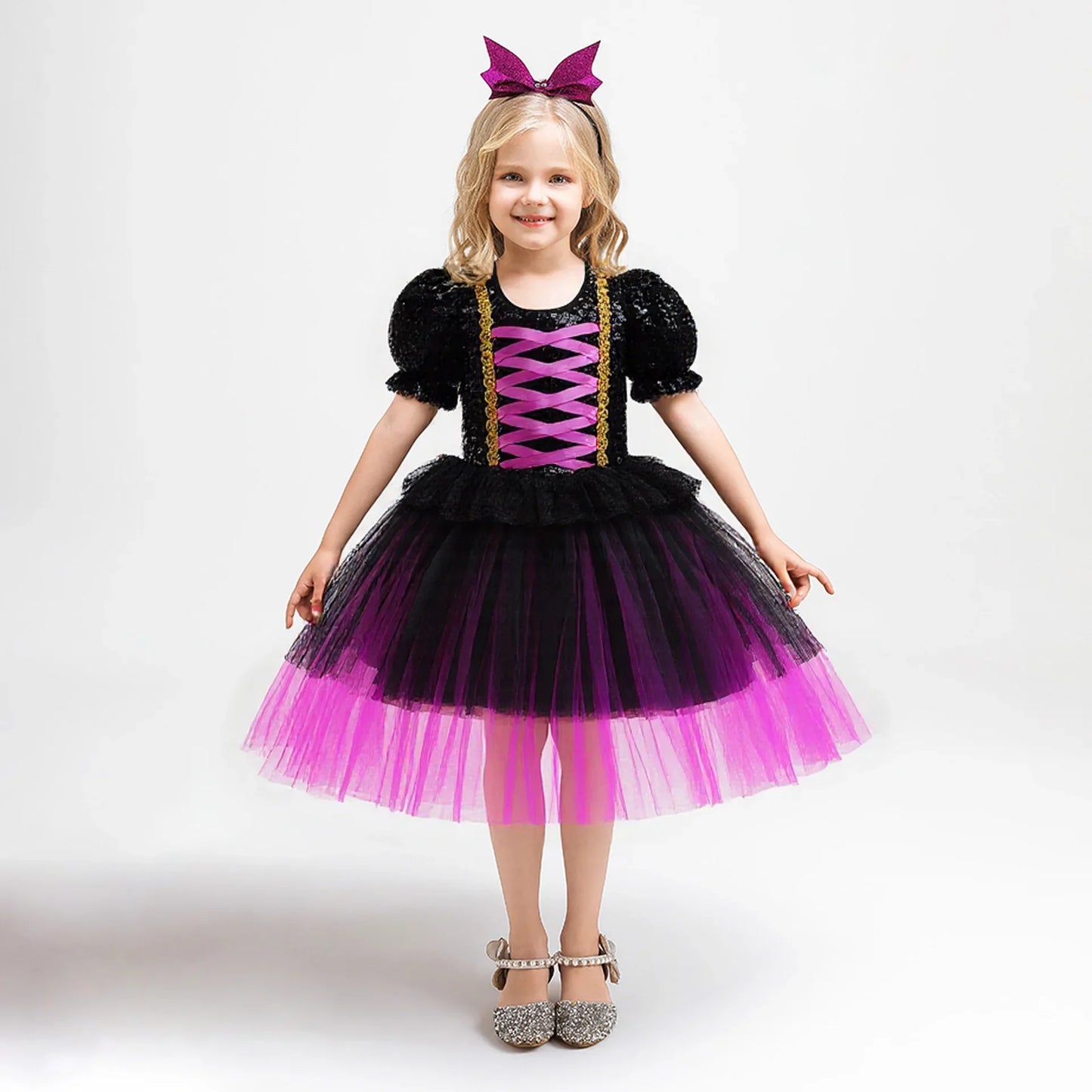 Sparkle Witch Purple Tutu Dress