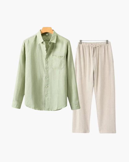 Linen Combo Set (Long Sleeve)
