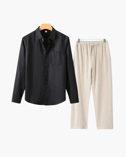 Linen Combo Set (Long Sleeve)