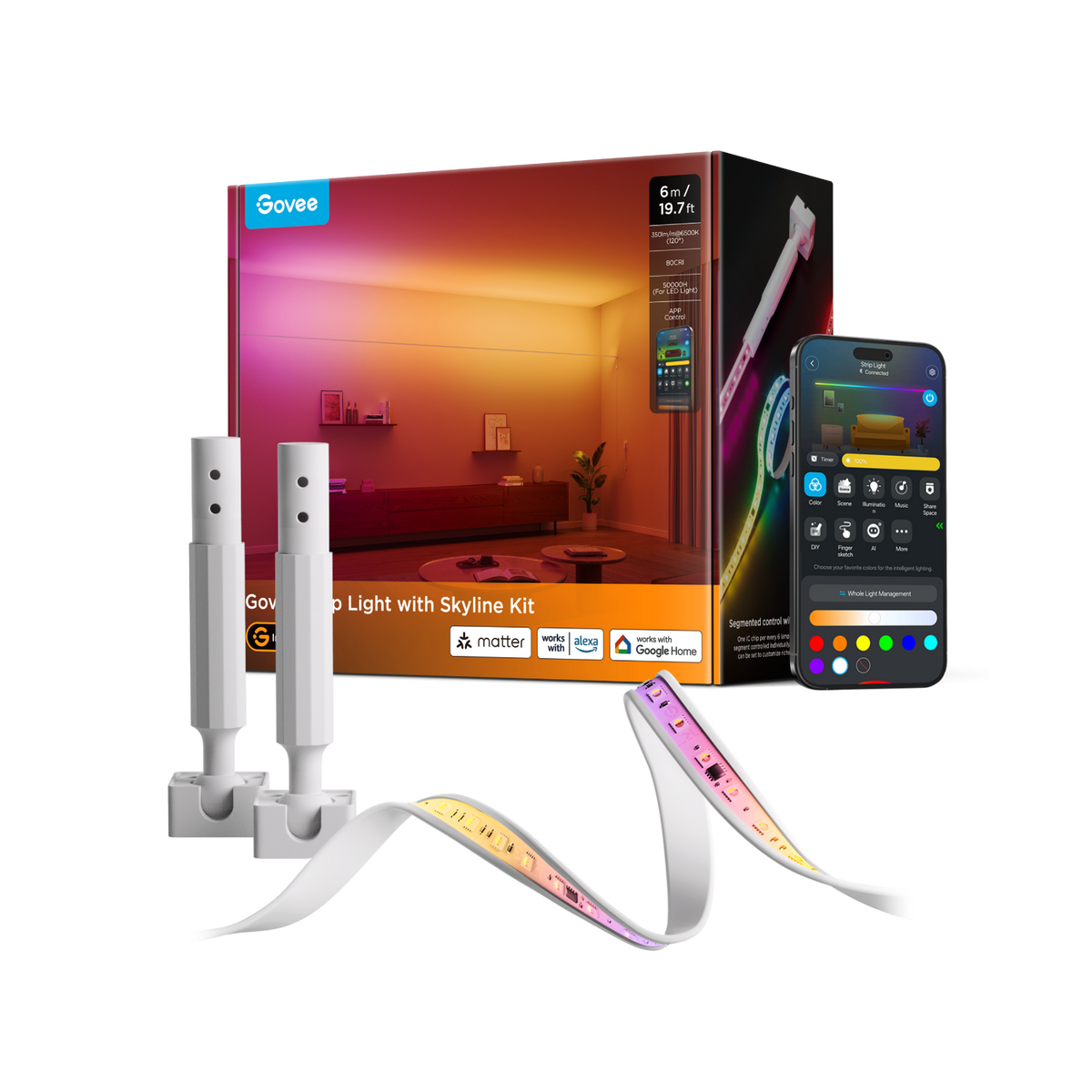 [Super Sale] Govee Strip Light with Skyline Kit