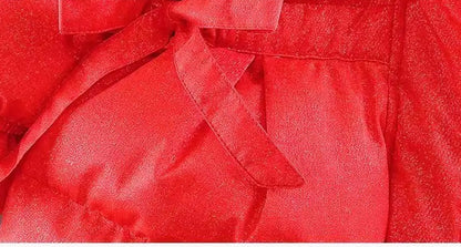 Little Snowberry Red Winter Coat