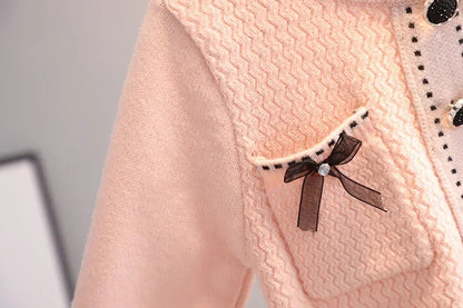 Sweetheart Bows Knit & Tulle Set