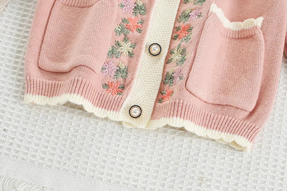 Blush Petal Knit Set – Where Sweetness Meets Comfort