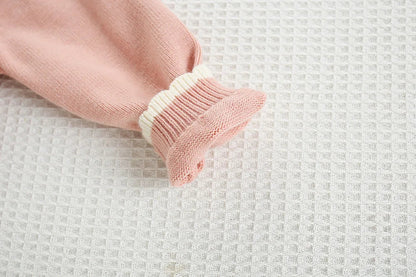 Blush Petal Knit Set – Where Sweetness Meets Comfort