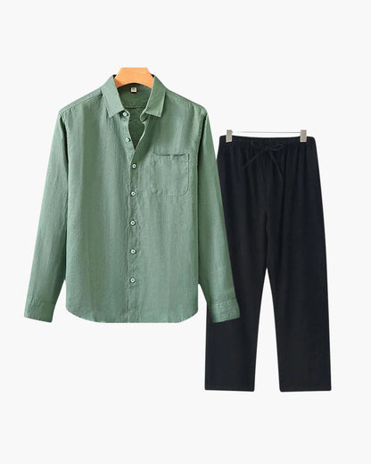 Linen Combo Set (Long Sleeve)