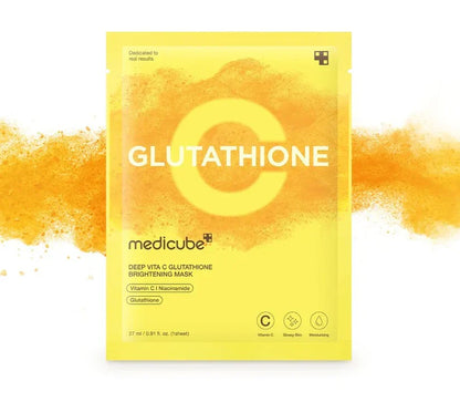 MEDICUBE – Máscara iluminadora de glutationa Deep Vita C | 27ml - imagem 2