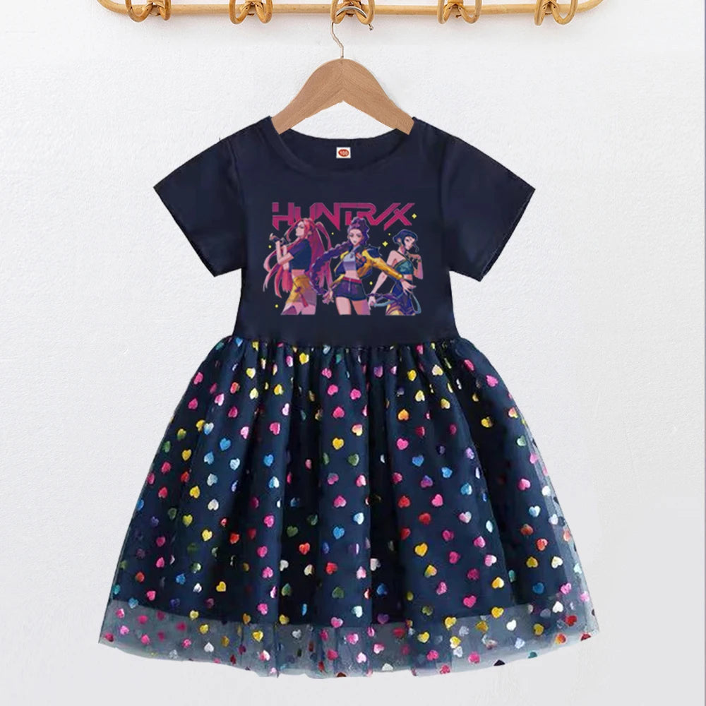 Star Squad Heart Dress — Pop Star Warriors
