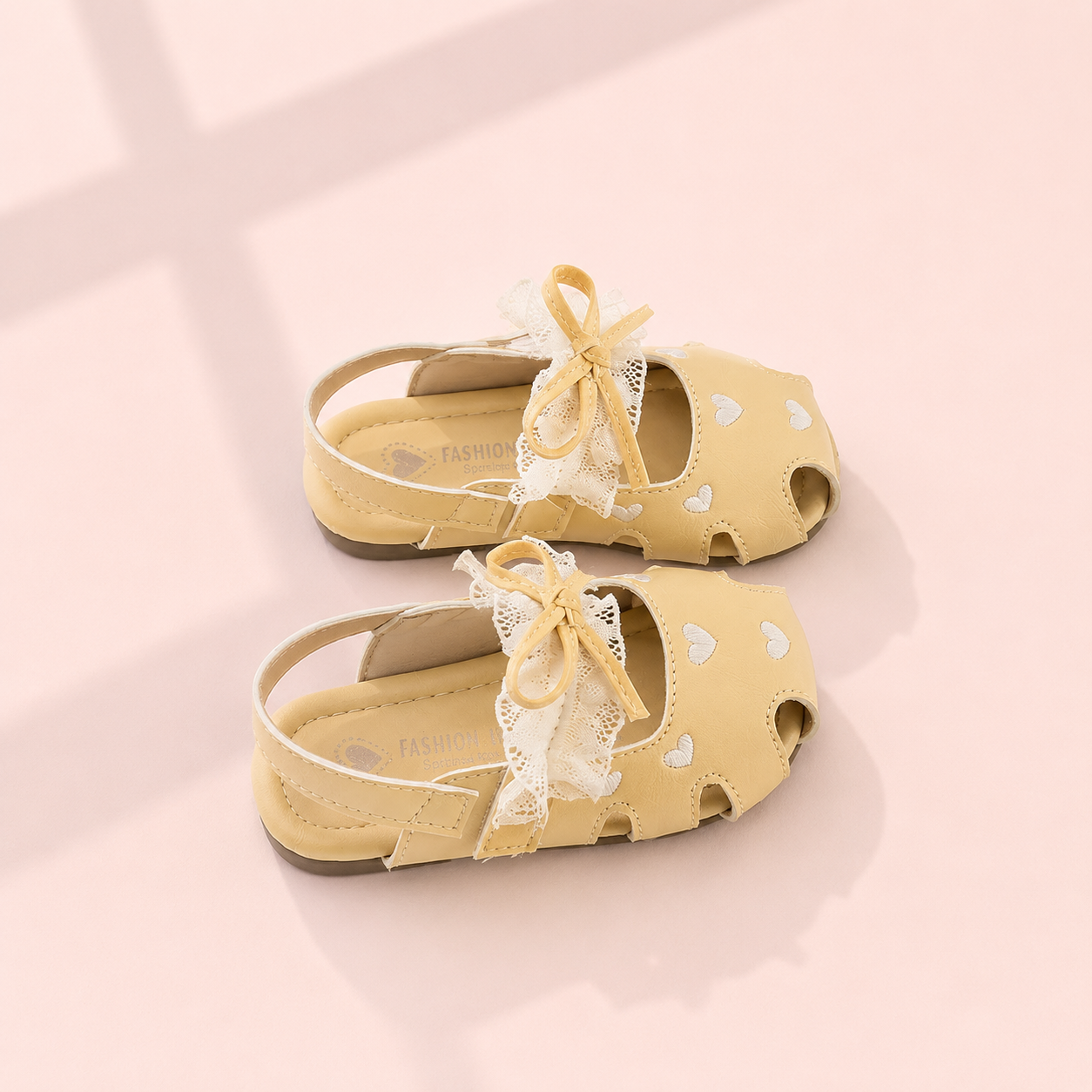 Sweetheart Lace Bow Sandals