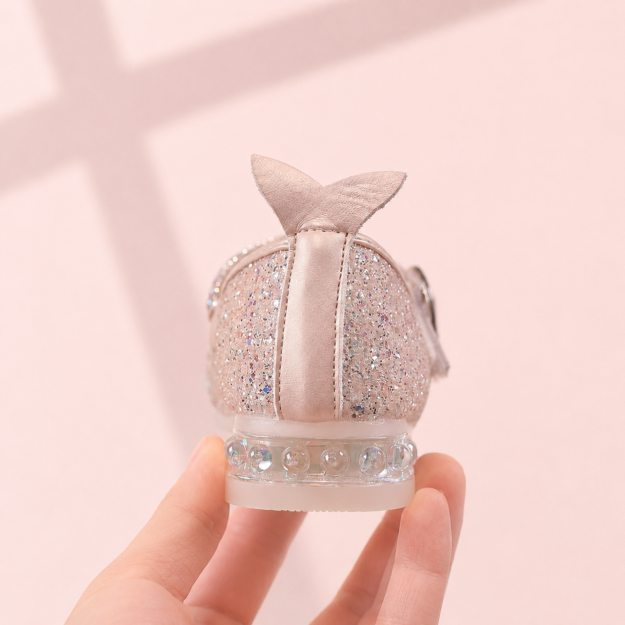 Crystal Heart Princess Shoes
