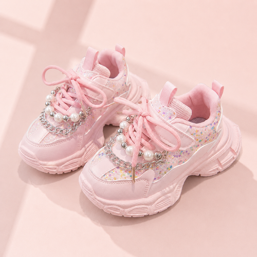 Pearl & Sparkle Chunky Sneakers