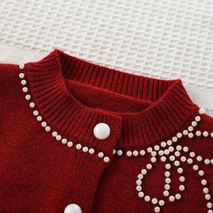 Holiday Sparkle Knit Set for Girls