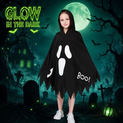 Glow Ghost Halloween Cloak