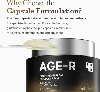 Medicube AGE-R Glutationa Glow Cápsula Creme Facial - 50ml - imagem 4