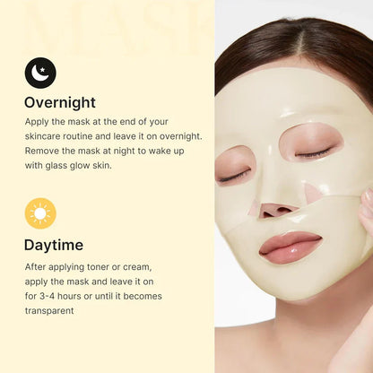 Máscara de gel de gelatina dourada de cúrcuma com ácido kójico Medicube | Máscara facial iluminadora durante a noite - imagem 3