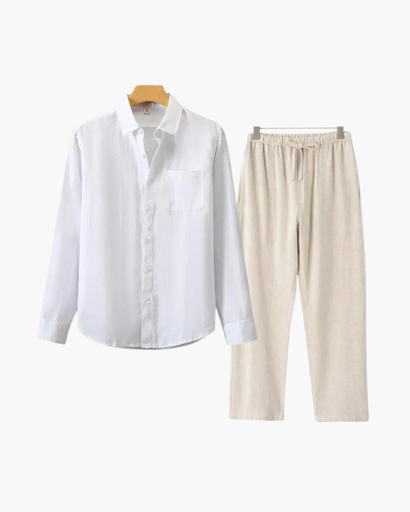 Linen Combo Set (Long Sleeve)