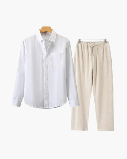 Linen Combo Set (Long Sleeve)