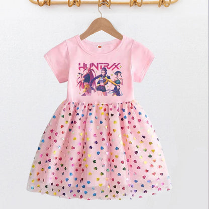 Star Squad Heart Dress — Pop Star Warriors