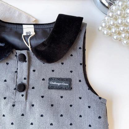 Elegance Grey Girls Set