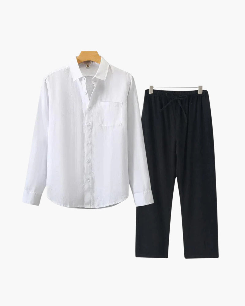 Linen Combo Set (Long Sleeve)