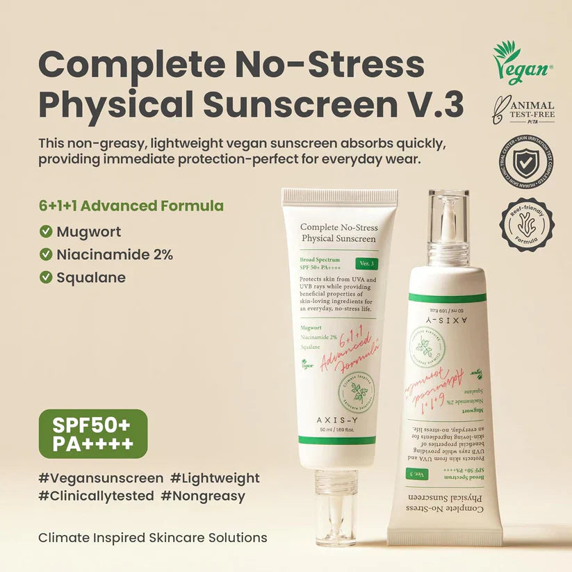 AXIS-Y Protetor Solar Físico Completo Sem Estresse 50ml - imagem 2