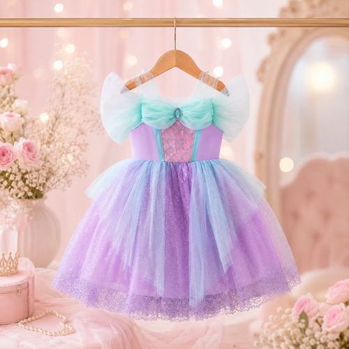 Little Sea Sparkle Mermaid Costume Dress