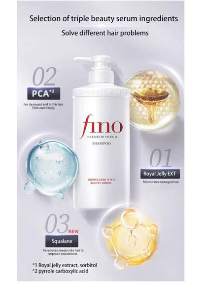 Conjunto completo Fino Haircare Shampoo, Condicionador e Máscara Capilar - imagem 2