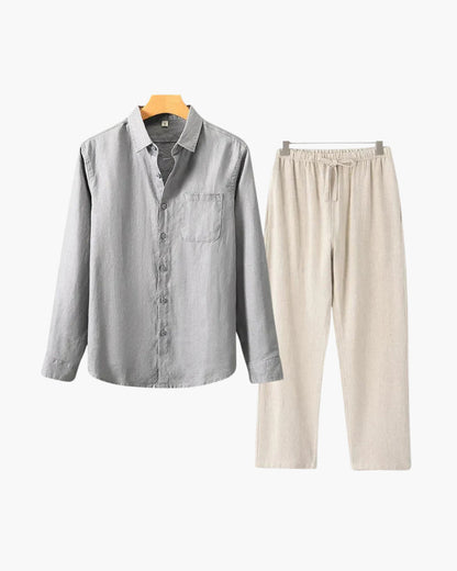 Linen Combo Set (Long Sleeve)