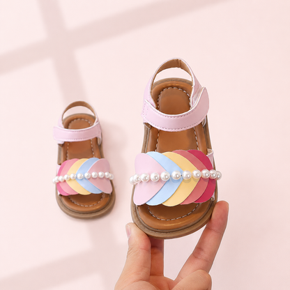 Rainbow Pearl Sandals