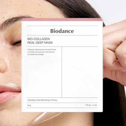 Conjunto de máscaras BIODANCE (algas marinhas refrescantes 4ea + biocolágeno 4ea) - imagem 5
