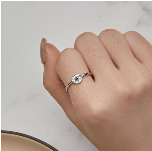 Anchor Compass Ring