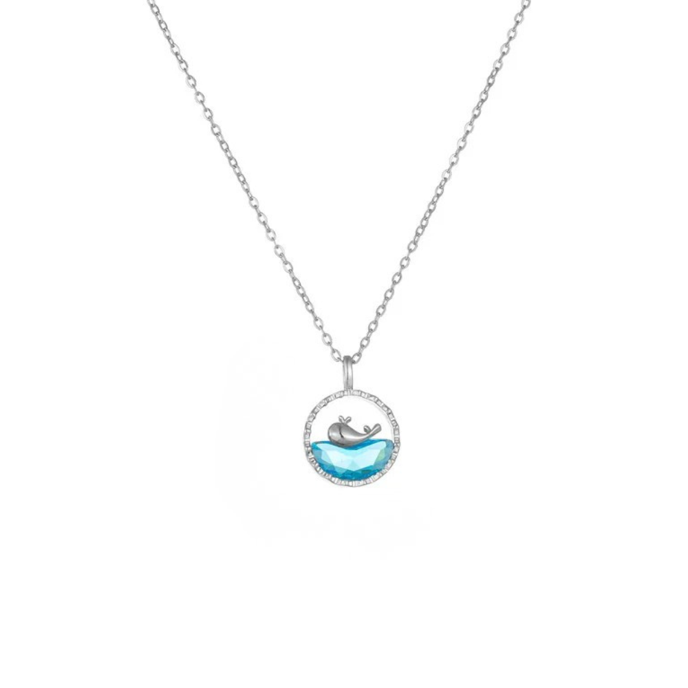 Blue Whale Necklace