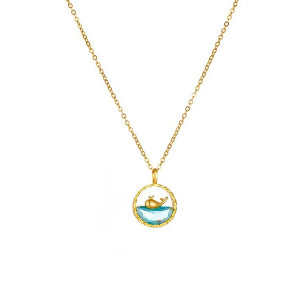 Blue Whale Necklace