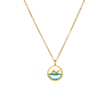 Blue Whale Necklace