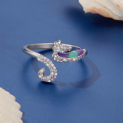 Dreamy Seahorse Ring