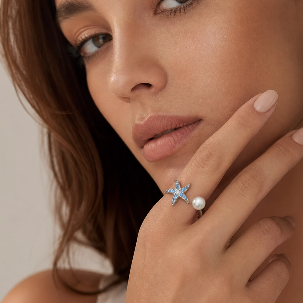Dancing Starfish Ring