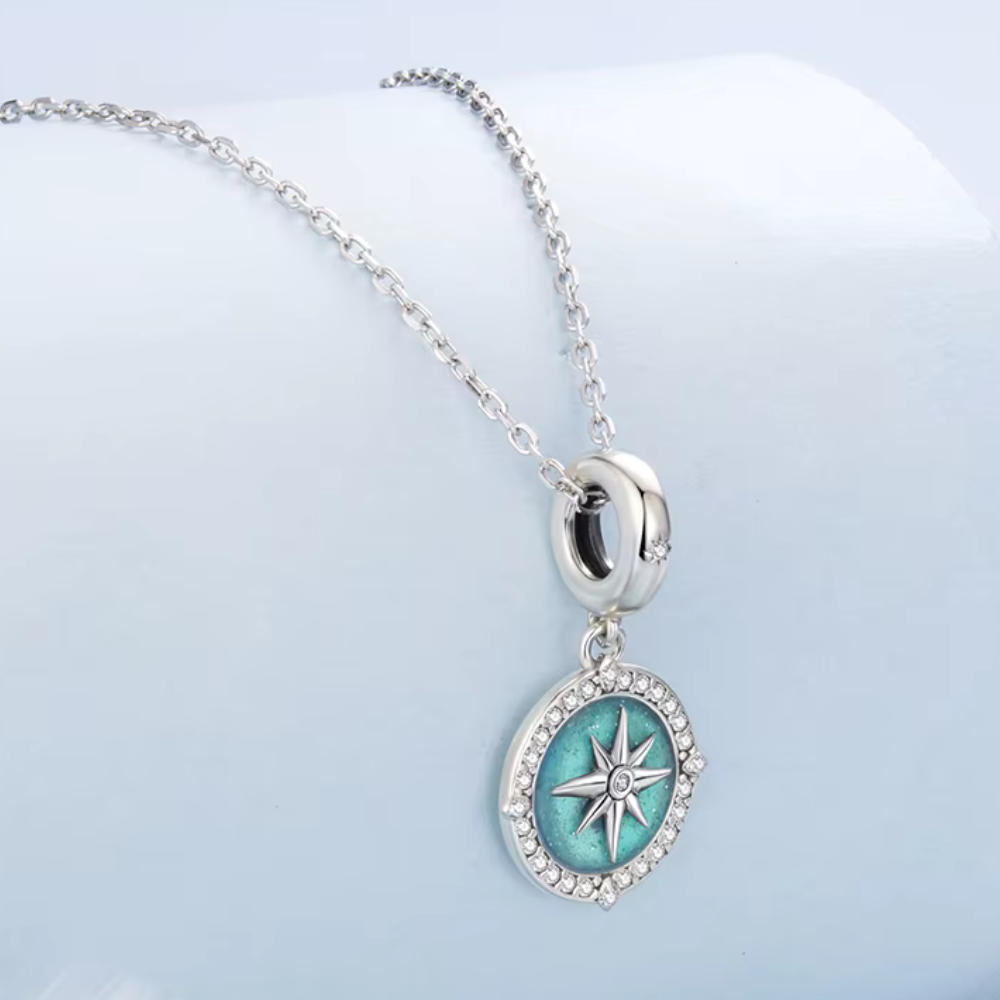 Ocean's Compass Charm