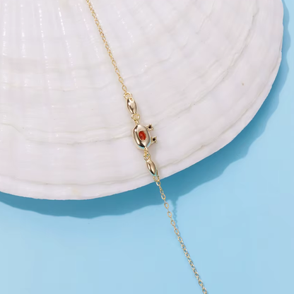 Ruby Crab Bracelet