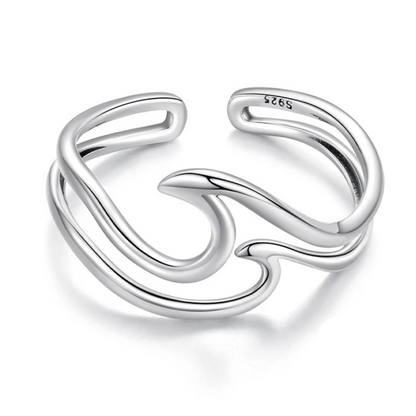 Twin Wave Ring