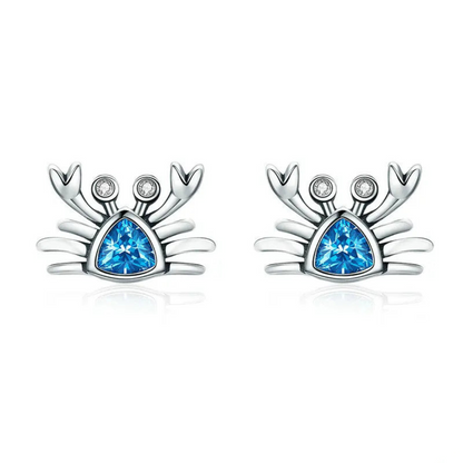 Ocean Jewel Crab Earrings