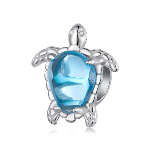 Blue Spirit Turtle Charm
